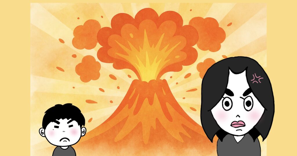 勉強しない子どもにイライラしても無駄！？理由と対策はコレ！のイメージイラストです。