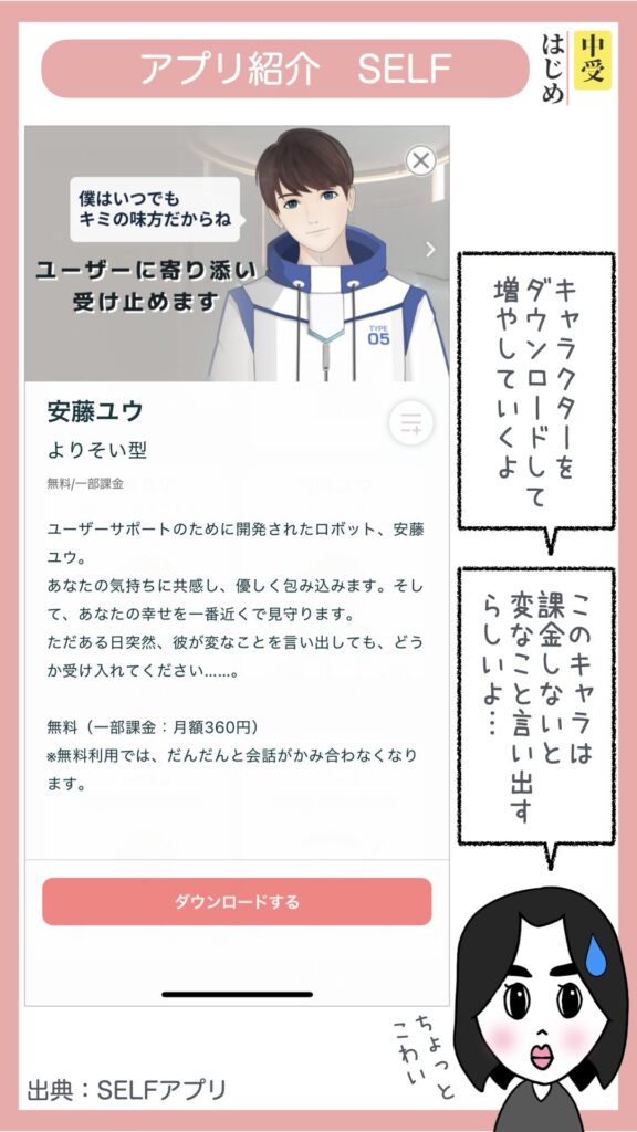 セルフの紹介です